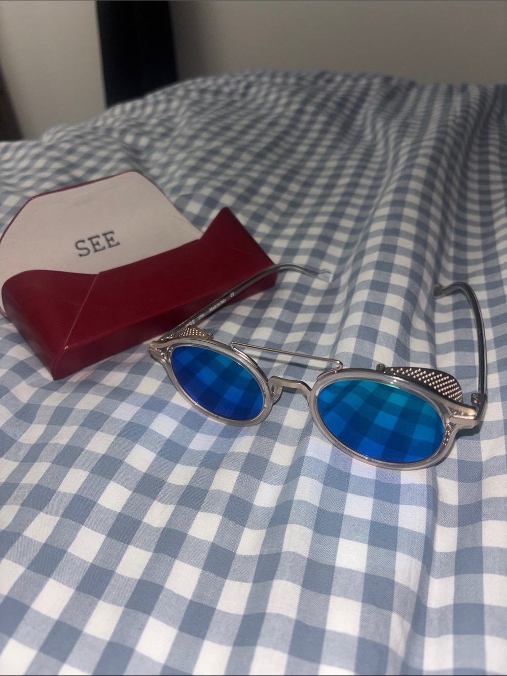 SEE Eyewear limited edition blue sunglasses